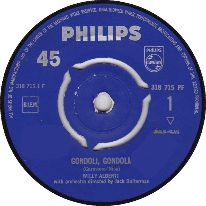 Willy Alberti - Gondoli, Gondola 04613