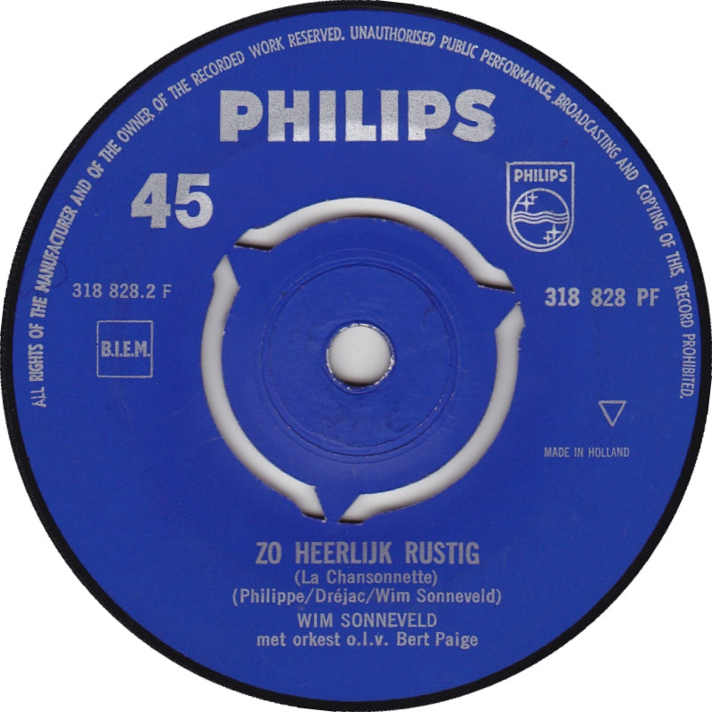 Wim Sonneveld - Een Zwoele Nacht In Krimpen Aan De IJssel 14798 Vinyl Singles Vinyl Goed / Hoes Generic