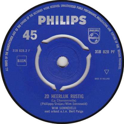 Wim Sonneveld - Een Zwoele Nacht In Krimpen Aan De IJssel 14798 Vinyl Singles Vinyl Goed / Hoes Generic