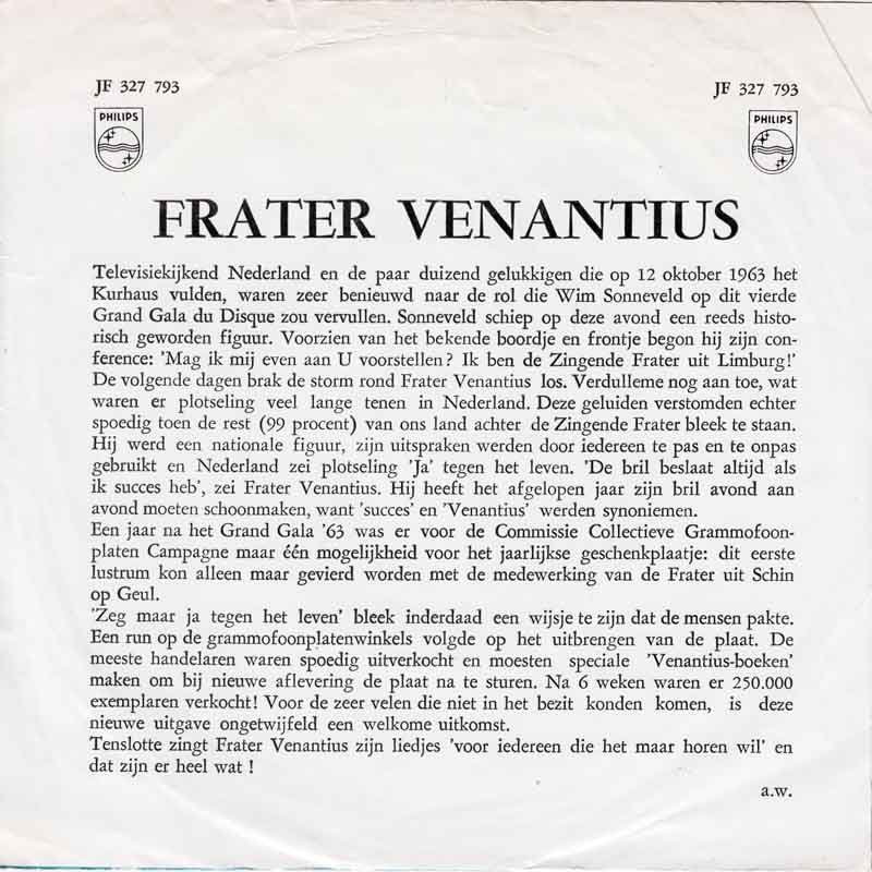Wim Sonneveld - Bruder Venantius 21876