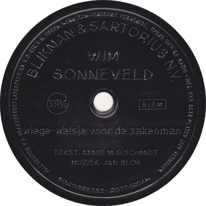 Wim Sonneveld – Wiege-Walzelje für den Geschäftsmann (Flexi-Disc) 34793