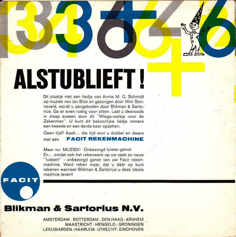 Wim Sonneveld – Wiege-Walzelje für den Geschäftsmann (Flexi-Disc) 34793