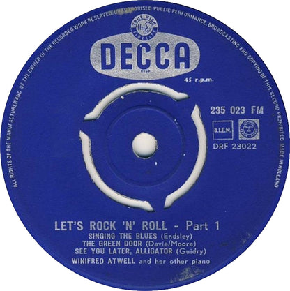 Winifred Atwell und ihr anderes Klavier – Let's Rock 'N' Roll 29075
