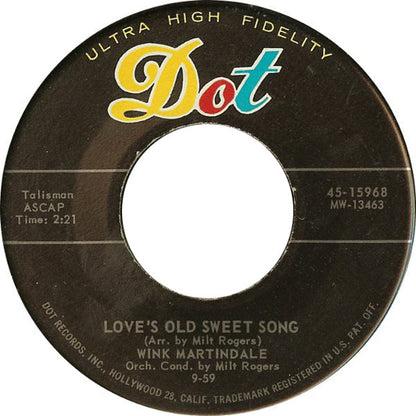 Wink Martindale - Deck Of Cards 42442 Vinyl Singles Vinyl Goed / Hoes Generic