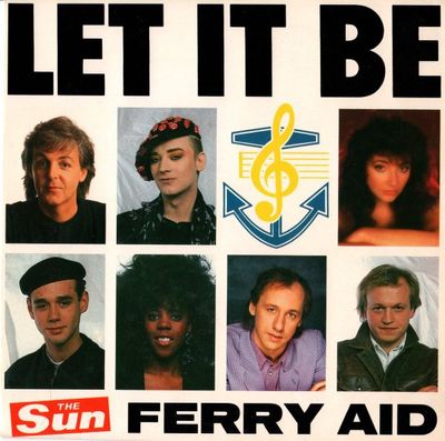 Ferry Aid - Let It Be Vinyl Singles Vinyl Zeer Goed / Hoesje Goed "VINYLSINGLES.NL"