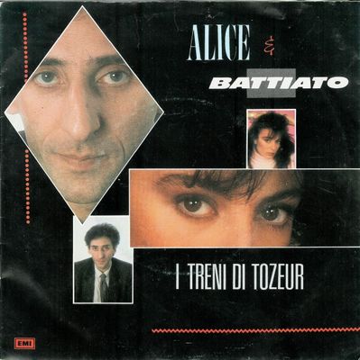 Alice - I Treni Di Tozeur Vinyl Singles Vinyl Zeer Goed / Hoesje Goed "VINYLSINGLES.NL"