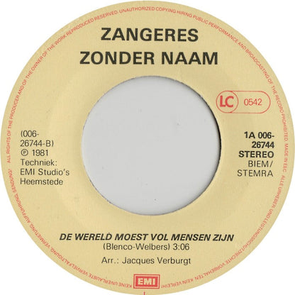 Sänger ohne Namen - I Believe 05812