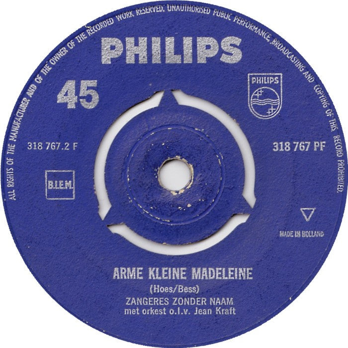 Zangeres Zonder Naam - Rij Voorzichtig 22552 Vinyl Singles Vinyl Goed / Hoes Generic